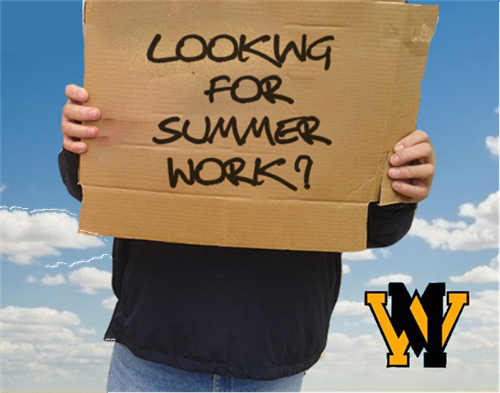 Looking for Summer Work?